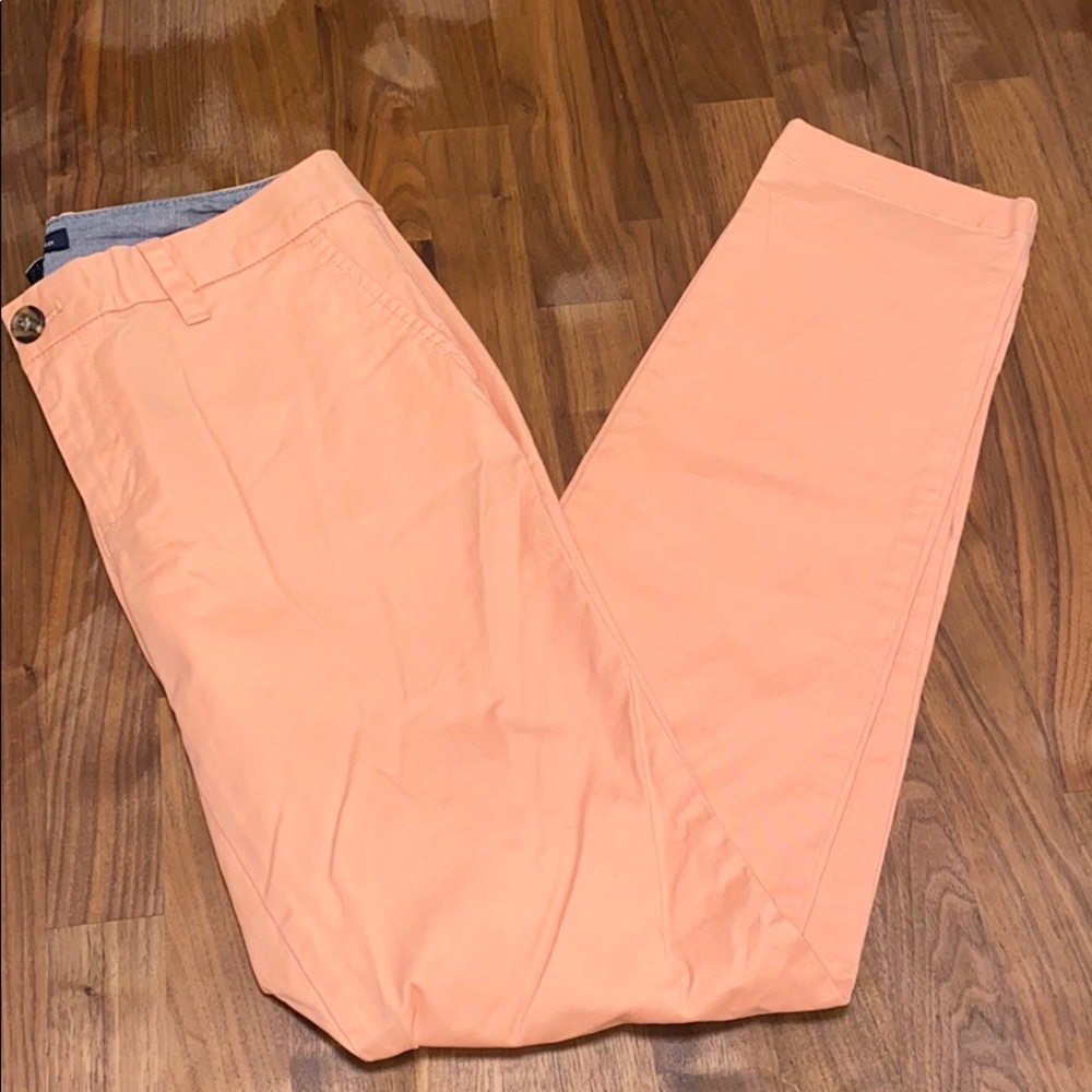 Tommy Hilfiger peach slim stretch Chinos, size 2